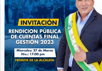 INFORME DE RENDICIÓN PÚBLICAS DE CUENTAS FINAL GESTIÓN 2023
